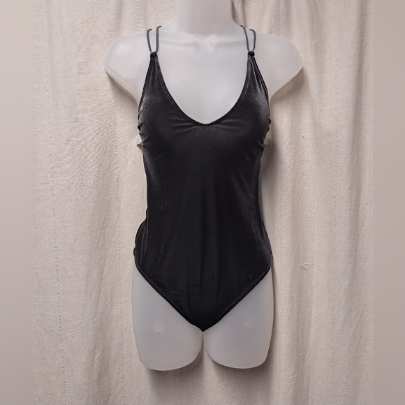 Naked Princess Velvet Jordana Bodysuit Size L Never Worn - Picture 1 of 3